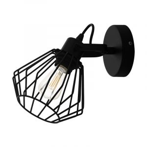 Black industrial ceiling spotlight steel, Valentijn