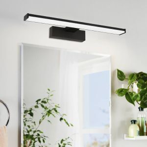 Black mirror lighting plastic, Nancy, 7,4W, 4000K LED, IP44