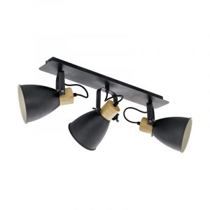 Wood ceiling spotlight grey, Nickey