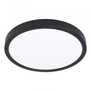 Black ceiling light steel, Pascale, 20W, 4000K LED