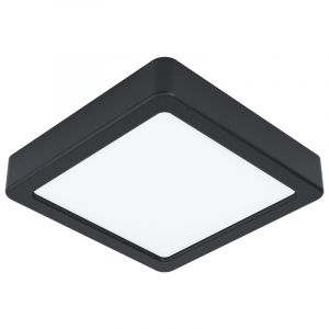 Black ceiling light steel, Pascale, 10W, 3000K LED