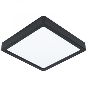 Black ceiling light steel, Pascale, 16W, 3000K LED