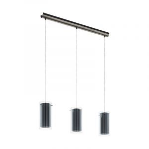 Nickel modern pendant light glass, Barceno