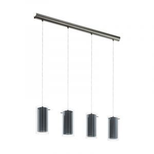 Nickel modern pendant light glass, Barceno