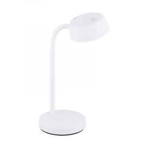 White table lamp plastic, Annelin, 4W, 3000K LED, with switch