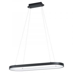 Black modern pendant light plastic, Maira, 30W, 3000K LED