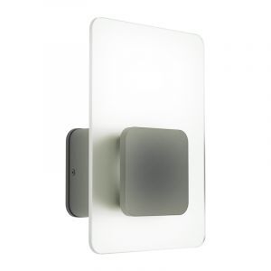 Anthracite modern outdoor light plastic, Lutske, 10W, 3000K LED, IP44