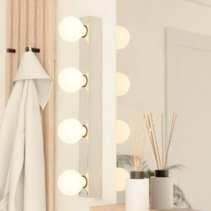 Chrome wall light aluminium, Raoul