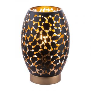 Black modern table lamp metal, Bilboa