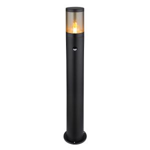 Black modern outdoor light stainless steel, Lambert, IP44