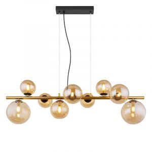 Amber design pendant light glass, Melinda