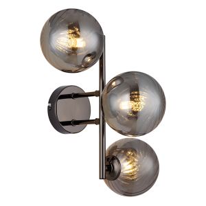 Grey wall light smoke glass, Ozan