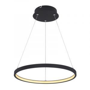 Black modern dining table hanging lamp metal, Jeana, 19W, 3000K LED