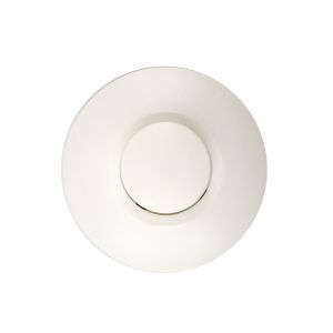 Floordimmer Art, Polyester, White, Rotary knob