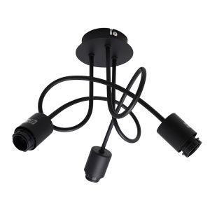 Aluminium ceiling cap black, Rika