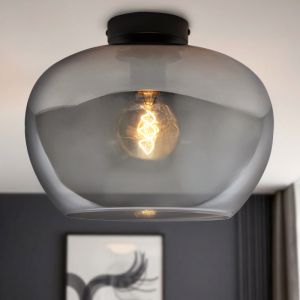 Design ceiling light grey, Vidro