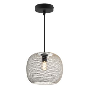 Industrial dining table hanging lamp grey, Emado