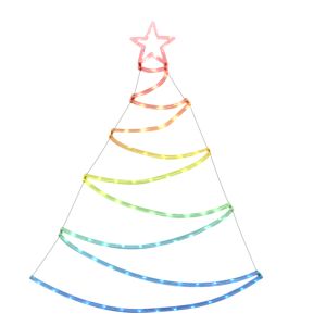 Illuminated Christmas tree RGB