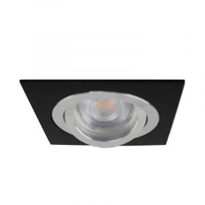 Aluminium recessed light black, Heido