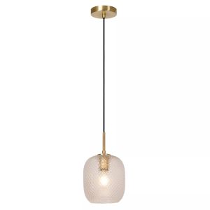 Golden pendant light retro, Alicent