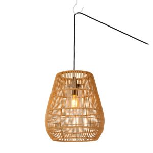 Brown outdoor light rustic, Nerida, IP44