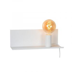 White wall light modern, Sebo, with switch
