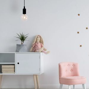 Black pendant light modern, Fix