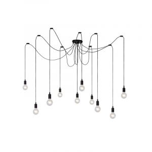 Black pendant light modern, Fix
