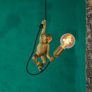 Golden pendant light retro, Extravaganza Chimp