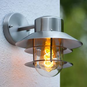 Chrome outdoor light modern, Zico, IP44