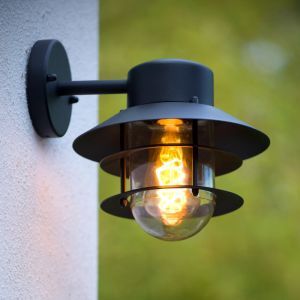 Black outdoor light modern, Zico, IP44
