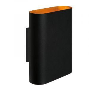 Golden wall light modern, Ovalis