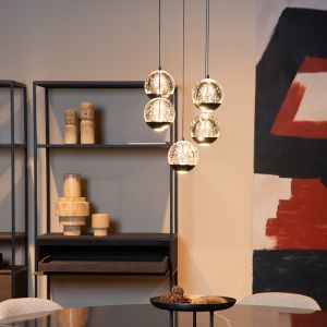 Black pendant light modern, Sentubal, 5,2W, 2700K LED