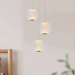 Golden pendant light design, Cintra, 4,7W, 2700K LED
