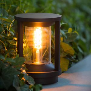 Black outdoor light modern, Cadix, IP65