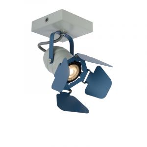 Blue kid's ceiling spotlight modern, Picto