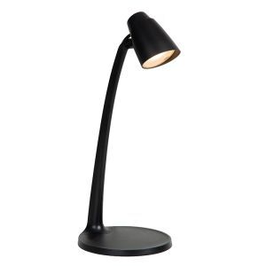 Black desk lamp classic, Ludo, 4,5W, 3000K LED, with switch