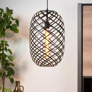 Black pendant light modern, Wolfram