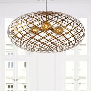 Golden pendant light modern, Wolfram