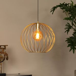 Brass pendant light classic, Danza