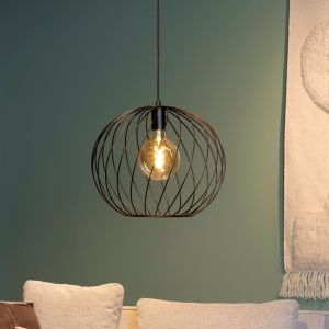 Black pendant light classic, Danza