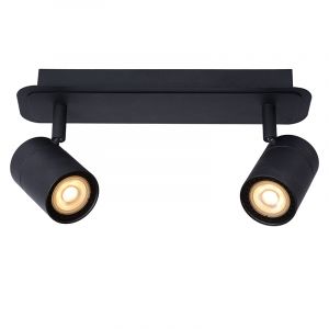 Black bathroom ceiling spotlight modern, Lennert, IP44
