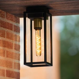 Black outdoor light classic, Laurens, IP54