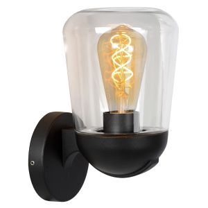 Black outdoor light classic, Tulsa, IP44