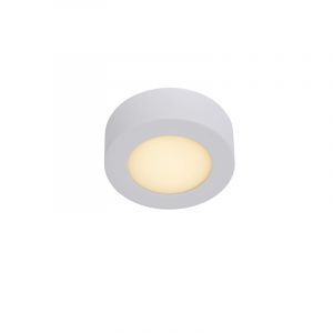 White flush ceiling light modern, Brice, 8W, 3000K LED, IP44