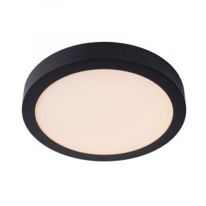 Black flush ceiling light modern, Brice, 30W, 3000K LED, IP44