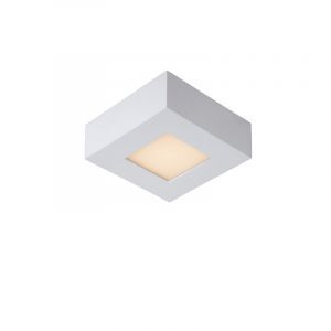 White flush ceiling light modern, Brice, 8W, 3000K LED, IP44