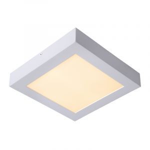 White flush ceiling light modern, Brice, 22W, 3000K LED, IP44