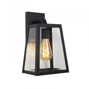 Black wall light modern, Matslot, IP23