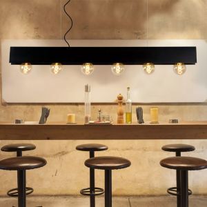 Black pendant light industrial, Surtus